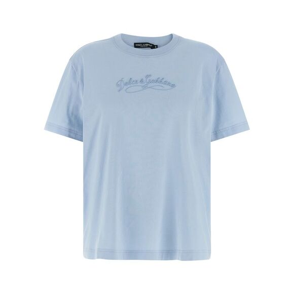 Dolce & Gabbana Women's Chain Embroidery T-Shirt